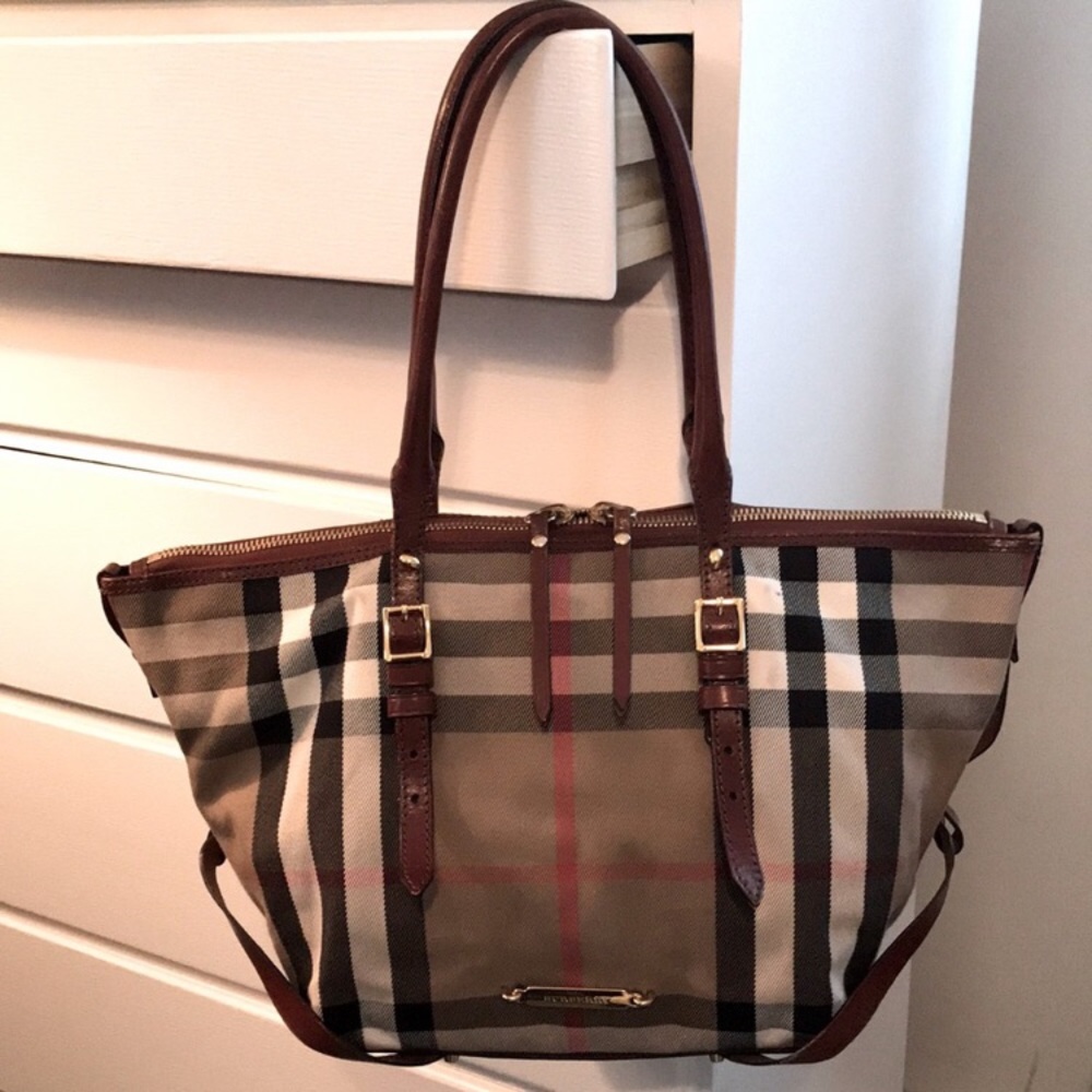 Burberry haymarket tote